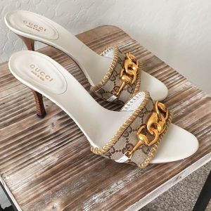 Gucci logo sandals